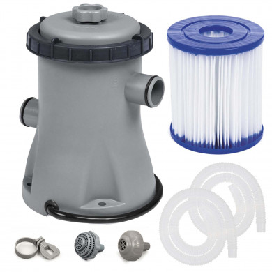 Bomba filtro piscina + transformador 12V 1249L/h Bestway 58381GS