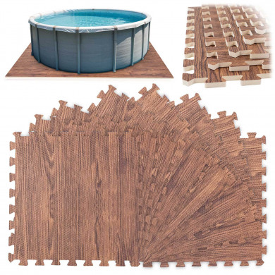 Puzzle piscina colchoneta espuma 50 x 50 cm 8 piezas