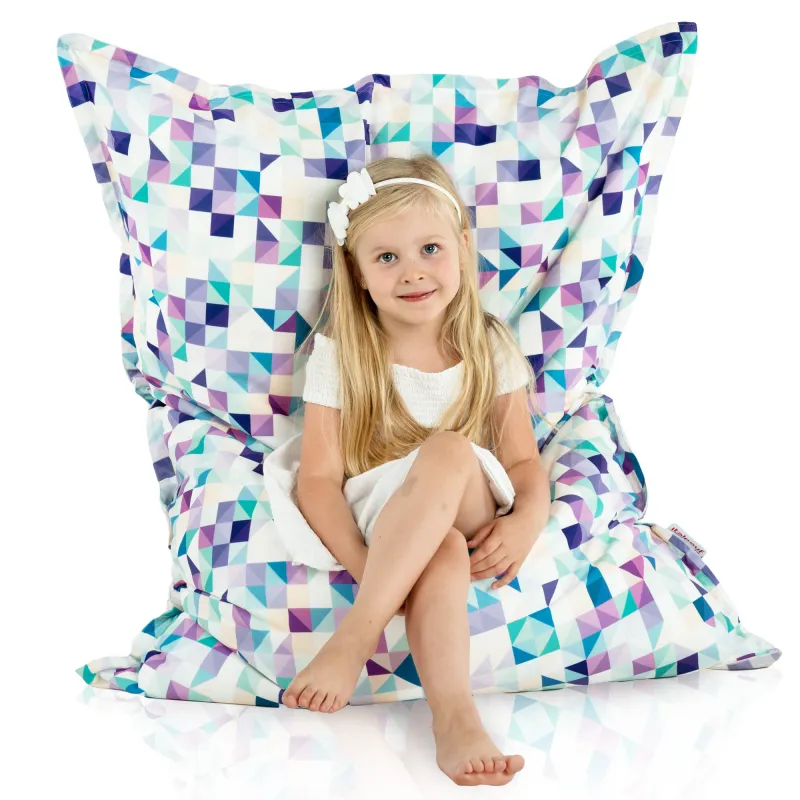 Cojín de Suelo Gigante XL para niños - Tejido Estampado Premium – vista 100