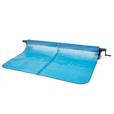 Retractor de lámina solar para piscinas con armazón de 274 - 488 cm INTEX 28051