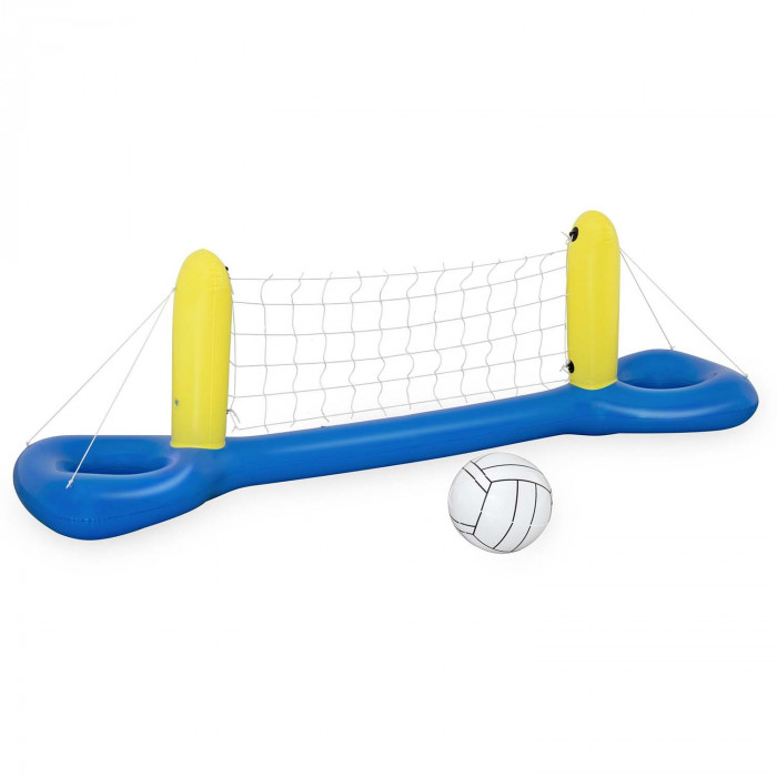 Set de voleibol flotante para piscina 252 x 64 cm Bestway 52133.