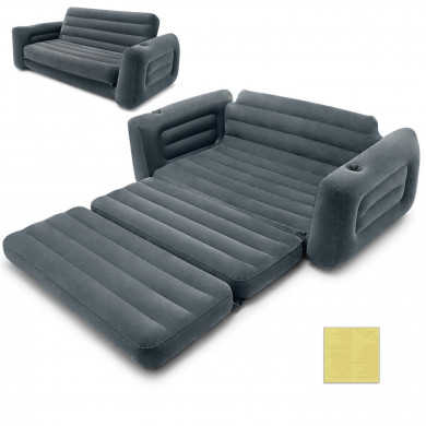 Sofá hinchable sillón reclinable 2 en 1 Intex 66552
