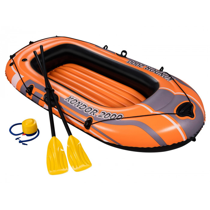 Pontón Hydro-Force Set 188 x 98 cm palas + bomba Bestway 61062.