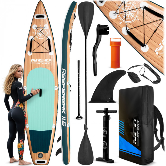 Tabla Paddle Surf Hinchable Reefbreak 350 x 81 x 15 cm Neo-Sport 170104