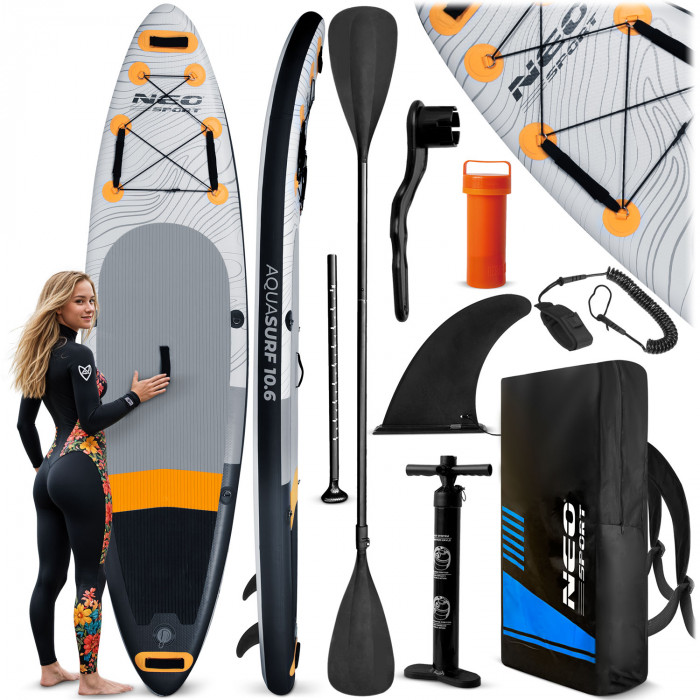 Tabla Paddle Surf Hinchable Aquasurf 320 x 81 x 15 cm Neo-Sport 170001