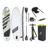 Tabla SUP Paddle Surf Hinchable Padel Stand Up White Cap board 305 x 84 x 12 cm Bestway 65341