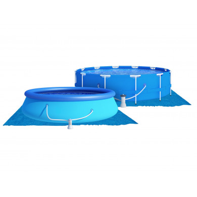 Alfombra universal para piscina de jardín 396 x 396 cm DM-113