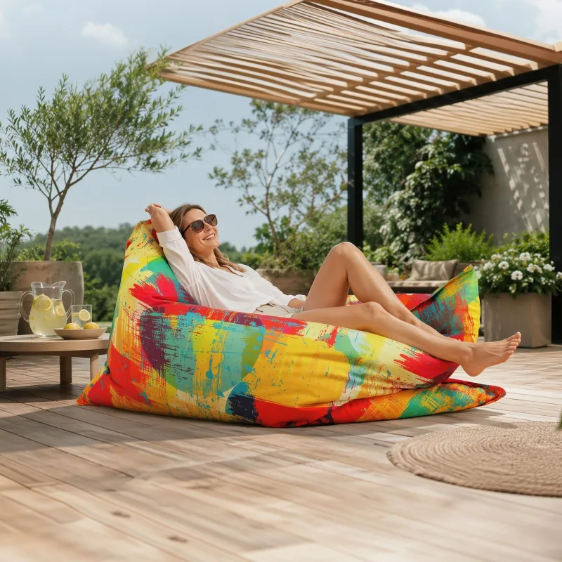Cojín de Suelo Gigante XXL para adultos - Outdoor Pro de Exterior Jardín Impermeable – vista 64