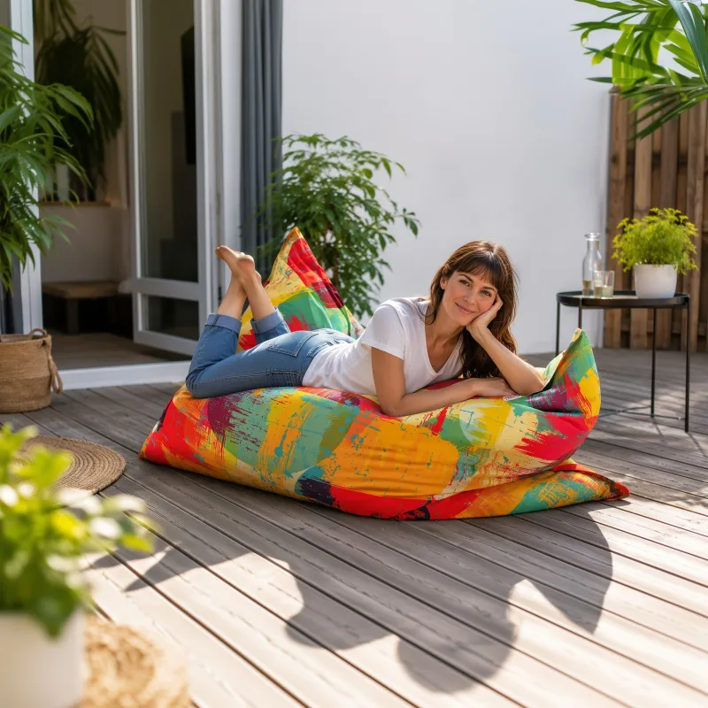 Cojín de Suelo Gigante XXL para adultos - Outdoor Pro de Exterior Jardín Impermeable – vista 65