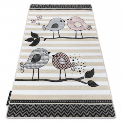 Alfombra PETIT BIRDS Pajaritos crema