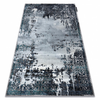 Alfombra DE LUXE moderna 2078 Ornamento vintage - Structural gris