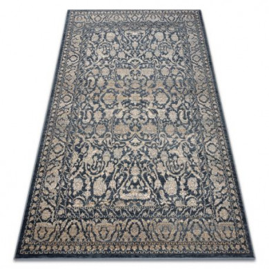 Alfombra NAIN Ornamento vintage 7557/51944 beige / azul oscuro