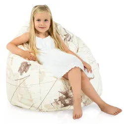 Puff Pera L para niños - Tejido Estampado Premium – vista 60