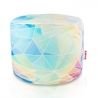 Abstract pastell Puff Con Ruedas Cilindro