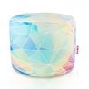 Abstract pastell Puff Con Ruedas Cilindro