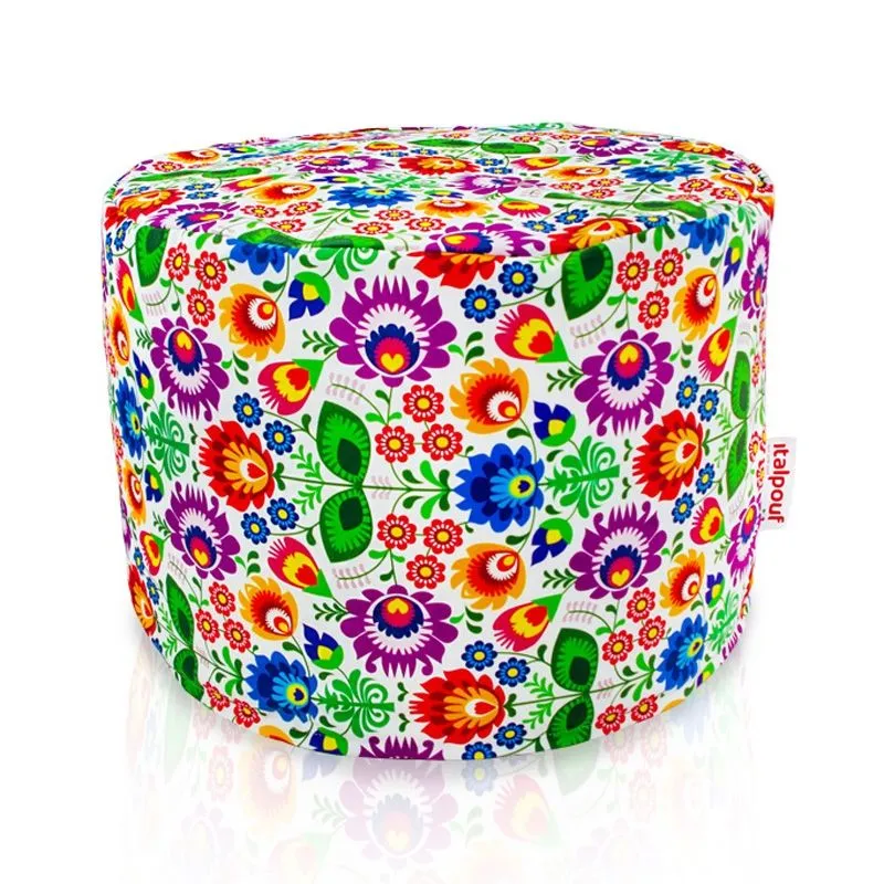 Puff Redondo Cilindro - Tejido Estampado Premium – vista 26