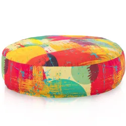 Cojín de Suelo Redondo para Sentarse - Outdoor Pro de Exterior Jardín Impermeable