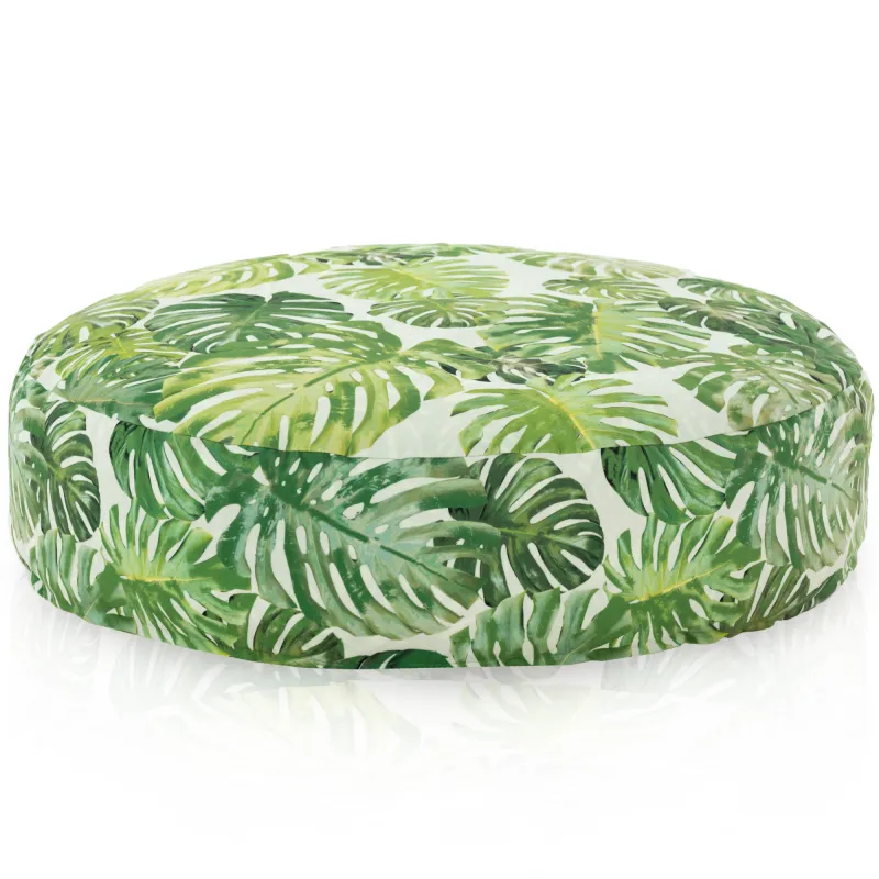 Cojín de Suelo Redondo para Sentarse - Outdoor Pro de Exterior Jardín Impermeable