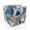 Abstract Puff Cuadrado Cubo Exterior nylon