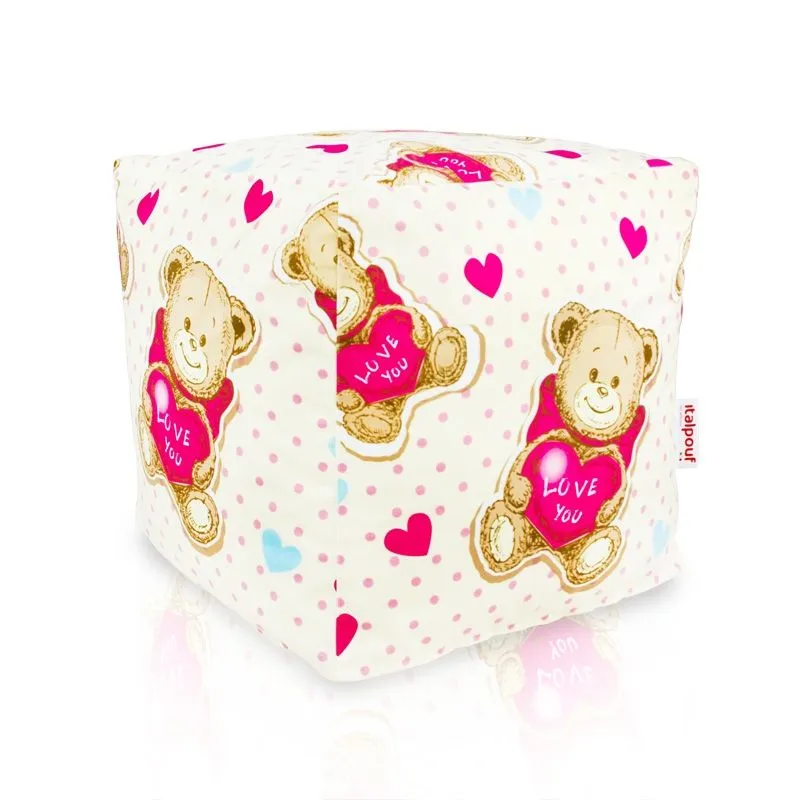 Puff Cuadrado Cubo - Tejido Estampado Premium – vista 14