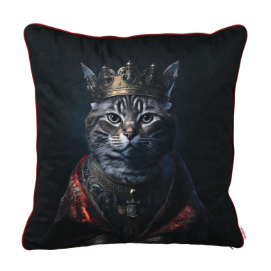 Almohada decorativa Cat in the Crown.