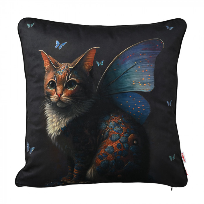 Almohada decorativa Cat in the Crown