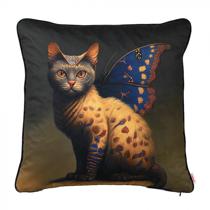 Almohada decorativa Cat in the Crown