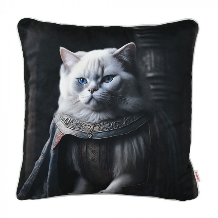 Almohada decorativa Cat in the Crown