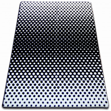 Alfombra SKETCH - F762 crema/negro - Puntos