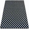 Alfombra SKETCH - F764 negro/crema- Puntos