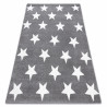 Alfombra SKETCH - FA68 gris/crema - Estrellitas Estrellas