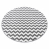 Alfombra SKETCH círculo - F561 gris/blanco - Zigzag