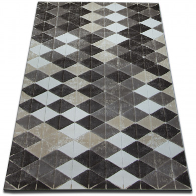 Alfombra acrílica YAZZ 7660 beige oscuro/marrón