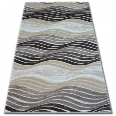 Alfombra acrílica YAZZ 1760 marrón/beige oscuro