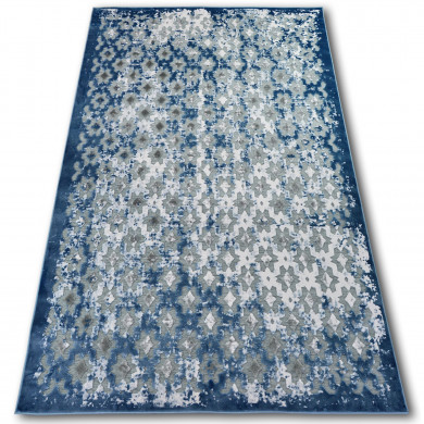 Alfombra acrílica YAZZ 7006 Oriente gris/azul/marfil