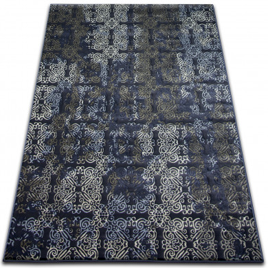 Alfombra DROP JASMINE 453 azul oscuro