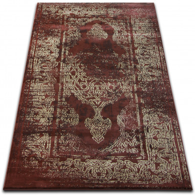 Alfombra DROP JASMINE 456 color óxido/beige oscuro