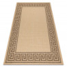Alfombra de cuerda sisal FLOORLUX 20014 color maíz/color café