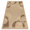 Alfombra de cuerda sisal FLOORLUX 20078 color maíz/color café