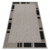 Alfombra de cuerda sisal FLOORLUX 20195 plateado /negro