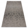 Alfombra de cuerda sisal FLOORLUX 20211 plateado /negro
