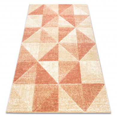 Alfombra FEEL 5672/17911 Triangulos beige/terracota
