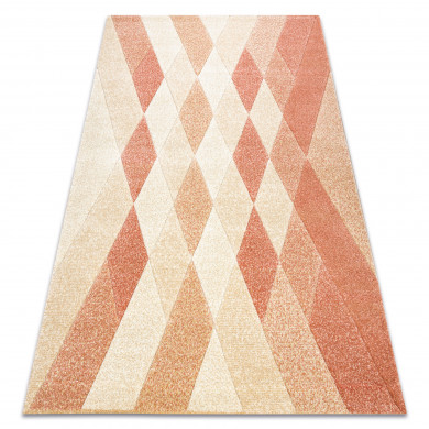 Alfombra FEEL 5674/17911 Diamantes beige/terracota