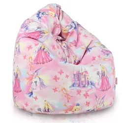Puff Pera Estándar - Tejido Estampado Premium
