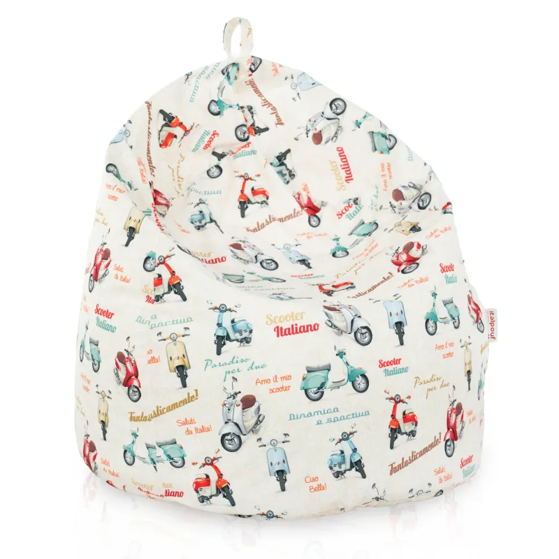 Puff Pera L para niños - Tejido Estampado Premium – vista 54