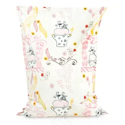 Cojín de Suelo para niños - Tejido Estampado Premium