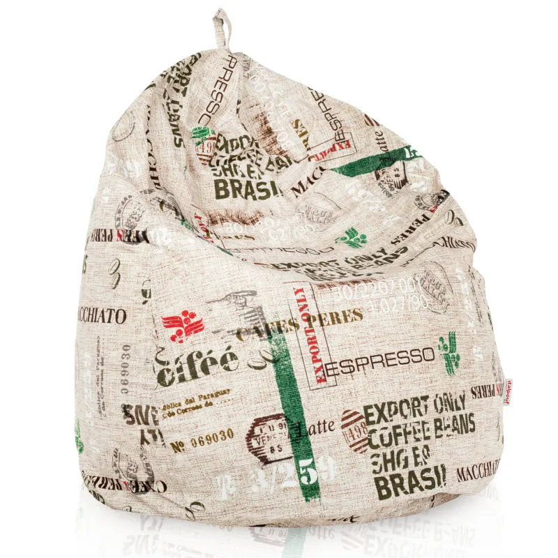 Puff Pera XL Estándar - Tejido Estampado Premium – vista 5
