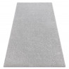 Alfombra BUENOS 7005 shaggy liso, de un solo color plata