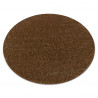 Alfombra BUENOS circulo 6650 shaggy liso, de un solo color beige