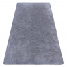 Alfombra de lavado moderna LAPIN shaggy antideslizante negro / marfil